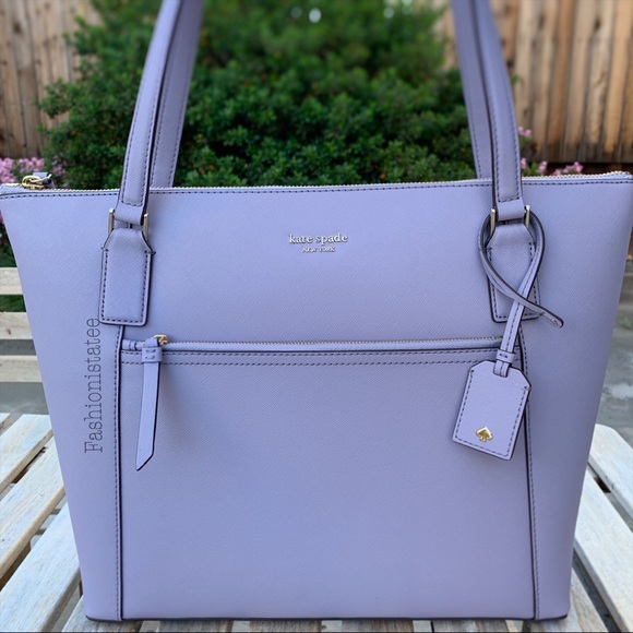 Kate spade Cameron large pocket icy lavender tote - Picture 3 of 8